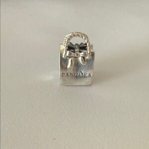 Pre-Owned Pandora Silver Shopping Bag Charm